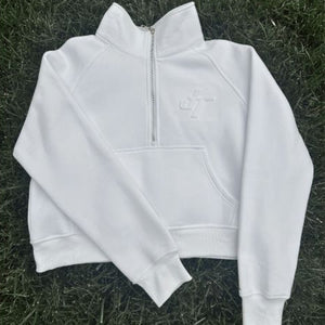 JT Embossed Half Zip Sweatshirt