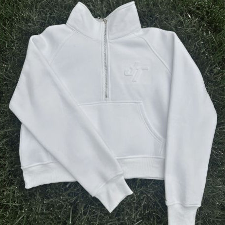 JT Embossed Half Zip Sweatshirt