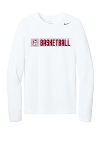 Jenks Basketball Trojan Elite NIKE Long-Sleeve Performance T-Shirt (2 Colors)