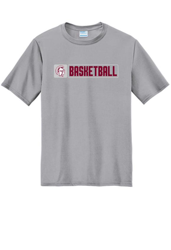 Jenks Basketball Trojan Elite Performance T-Shirt (2 Colors) (Youth to Adult)