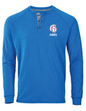 JHS Men's/Unisex Henley Shirt (3 Colors)