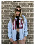 Jenks Pom VIRAL Split Sweatshirt