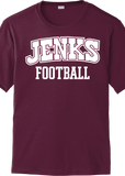 Jenks Football Performance T-Shirt (Adult & Youth)(2 Colors)