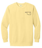 Lady Trojan/Trojan Lacrosse State Crew Sweatshirt (Comfort Colors)(6 Colors)