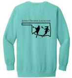 Lady Trojan/Trojan Lacrosse State Crew Sweatshirt (Comfort Colors)(6 Colors)