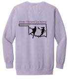 Lady Trojan/Trojan Lacrosse State Crew Sweatshirt (Comfort Colors)(6 Colors)