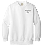 Lady Trojan/Trojan Lacrosse State Crew Sweatshirt (Comfort Colors)(6 Colors)