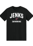 Jenks Swim Collegiate T-Shirt (Adult & Youth)(3 Colors)