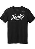 Jenks Swim Script Nike Legend T-Shirt (Adult & Youth)(3 Colors)