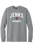 Jenks Swim Collegiate L/S T-Shirt (3Colors)