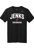 Jenks Swim Collegiate Nike Legend T-Shirt (Adult & Youth)(3Colors)