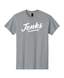 Jenks Swim Script T-Shirt (Adult & Youth)(3 Colors)
