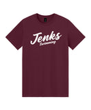 Jenks Swim Script T-Shirt (Adult & Youth)(3 Colors)