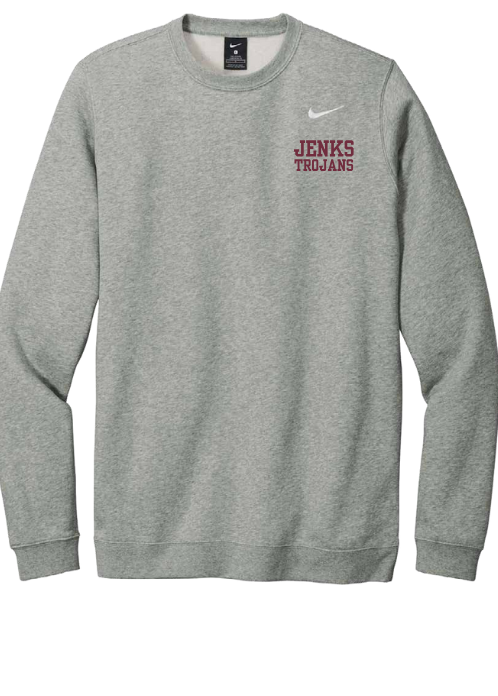 Jenks Tennis Nike Fleece Crew Sweatshirt