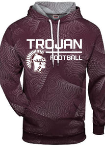 Jenks Football Trojan Warp Performance Hoodie (Youth to Adult)