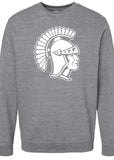 JEE Trojan Head Crew Sweatshirt (Youth to Adult) (2 Colors)