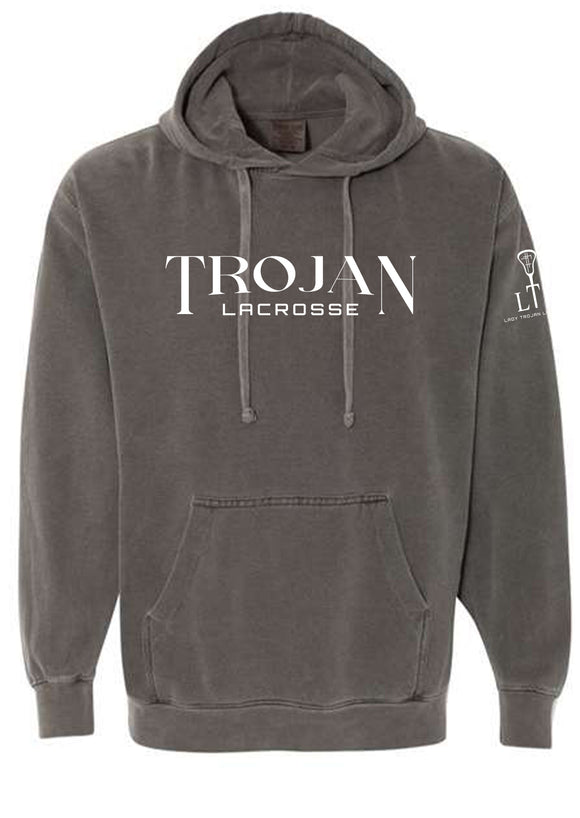 Lady Trojan Lacrosse Southern Hoodie Comfort Colors (3 Colors) 2025