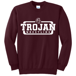 LTW Trojan Wrestling Crew Sweatshirt (Youth to Adult)