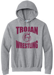 Trojan Wrestling Trojan Head Hoodie (Youth to Adult)