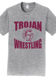 Trojan Wrestling Trojan Head T-Shirt (Youth to Adult)