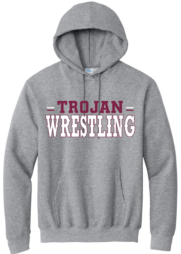 Trojan Wrestling Classic Hoodie (Youth to Adult)
