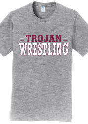 Jenks Trojan Wrestling T-Shirt (Youth to Adult)