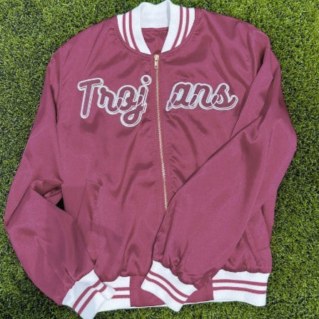 Trojans School Spirit Bomber Jacket