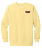 Lady Trojan Lacrosse Waves Crew Sweatshirt (Comfort Colors) (6 Colors)