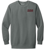 Lady Trojan Lacrosse Waves Crew Sweatshirt (Comfort Colors) (6 Colors)