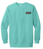 Lady Trojan Lacrosse Waves Crew Sweatshirt (Comfort Colors) (6 Colors)