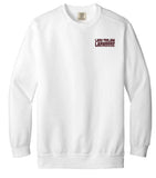 Lady Trojan Lacrosse Waves Crew Sweatshirt (Comfort Colors) (6 Colors)