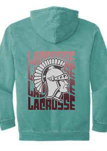 Lady Trojan Waves Hoodie (Comfort Colors) (3 Colors)