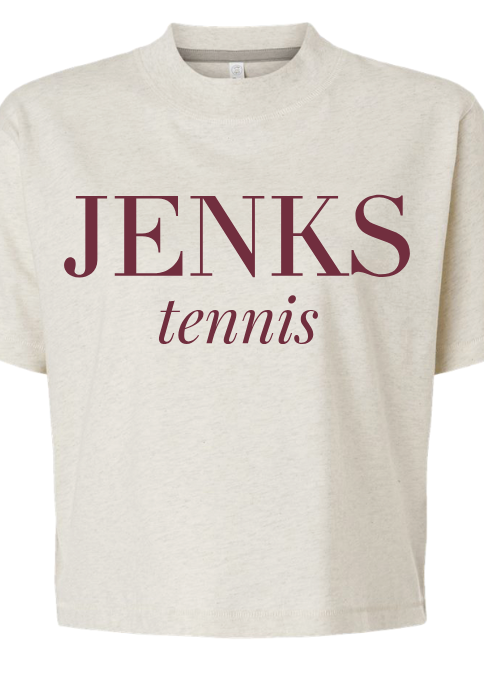 Jenks Tennis Women's Box-Cut T-Shirt