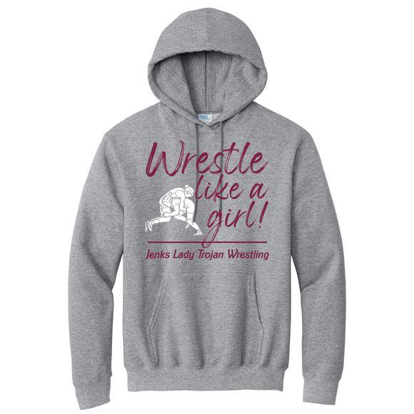 LTW Wrestle Like A Girl Hoodie (Youth to Adult)