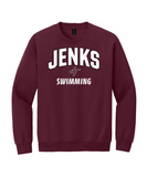 Jenks Swim Collegiate Crew Sweatshirt (Adult & Youth)(3 Colors)