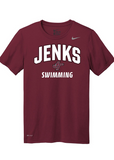 Jenks Swim Collegiate Nike Legend T-Shirt (Adult & Youth)(3Colors)
